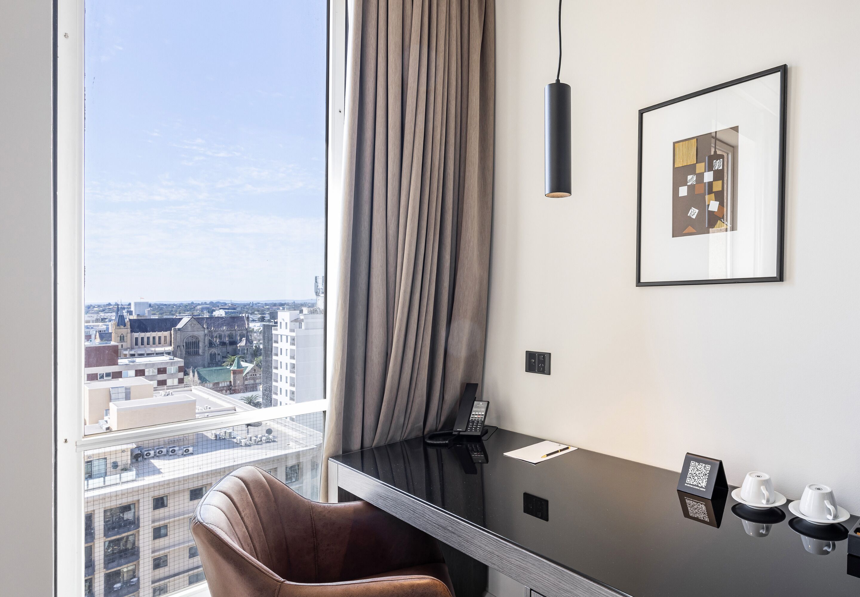 in-room safe, desk, blackout curtains, soundproofing