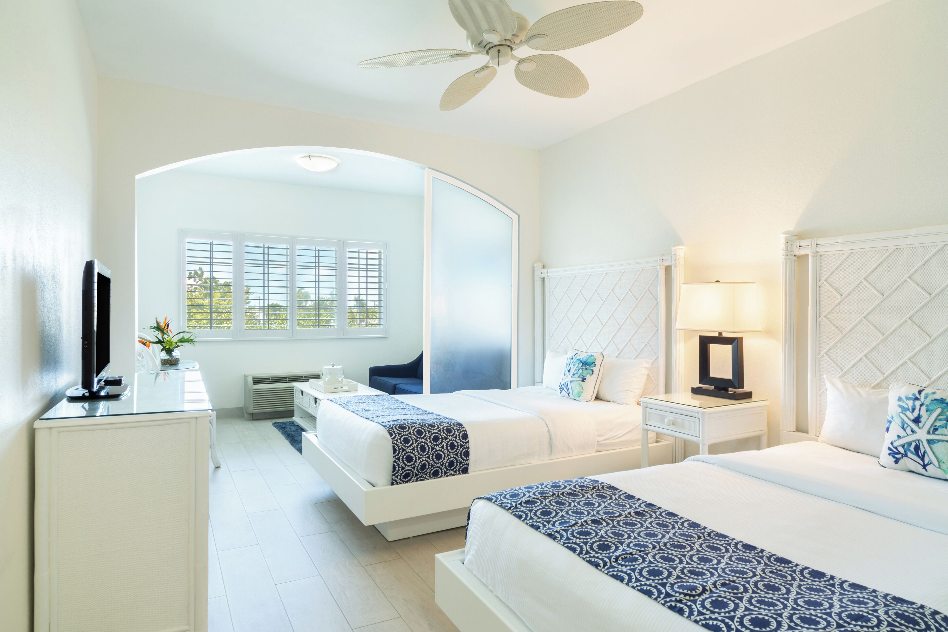 Standard Plus - 2 Double Beds | Garden view