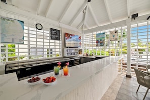 Poolside bar