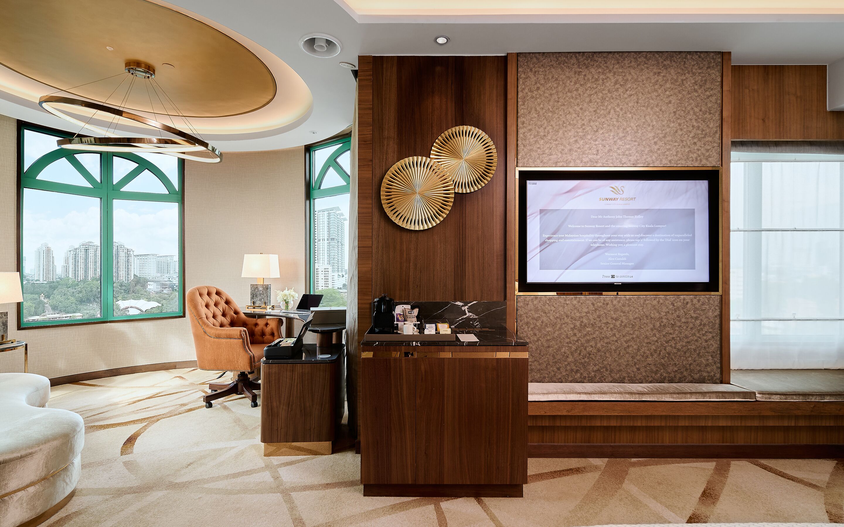 business suite | premium bedding, down duvets, free minibar, in-room safe