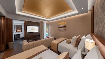 Family Terrace | 1 bedroom, premium bedding, down comforters, free minibar