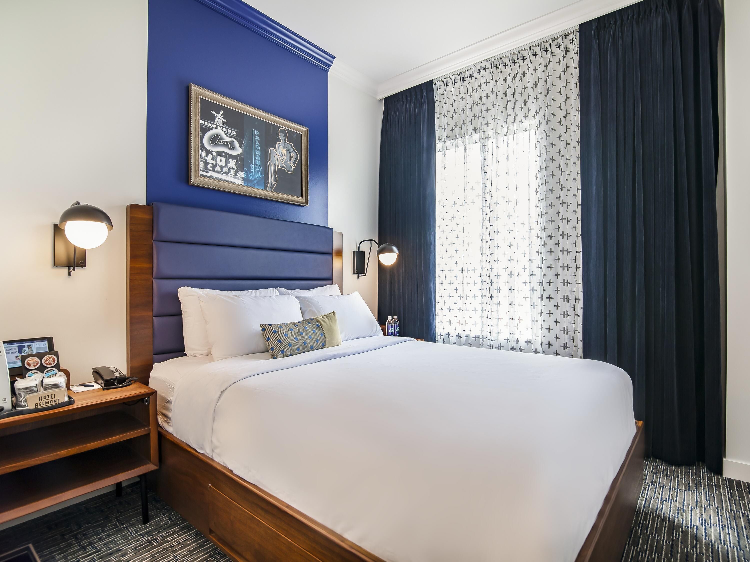 Premium bedding, pillow-top beds, in-room safe, individually decorated