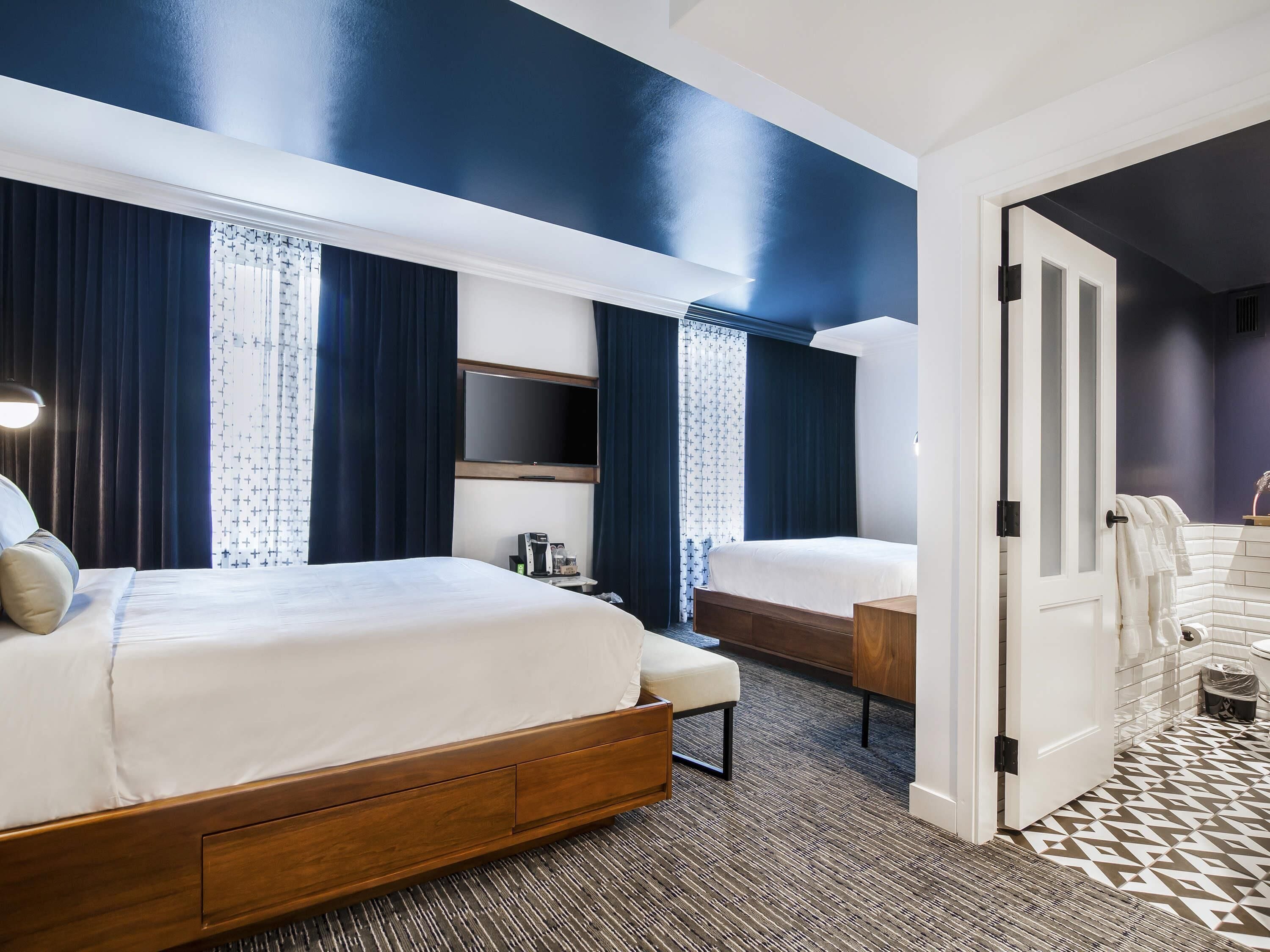 Superior Room, 2 Queen Beds, City View | Premium bedding, pillowtop beds, in-room safe, individually decorated
