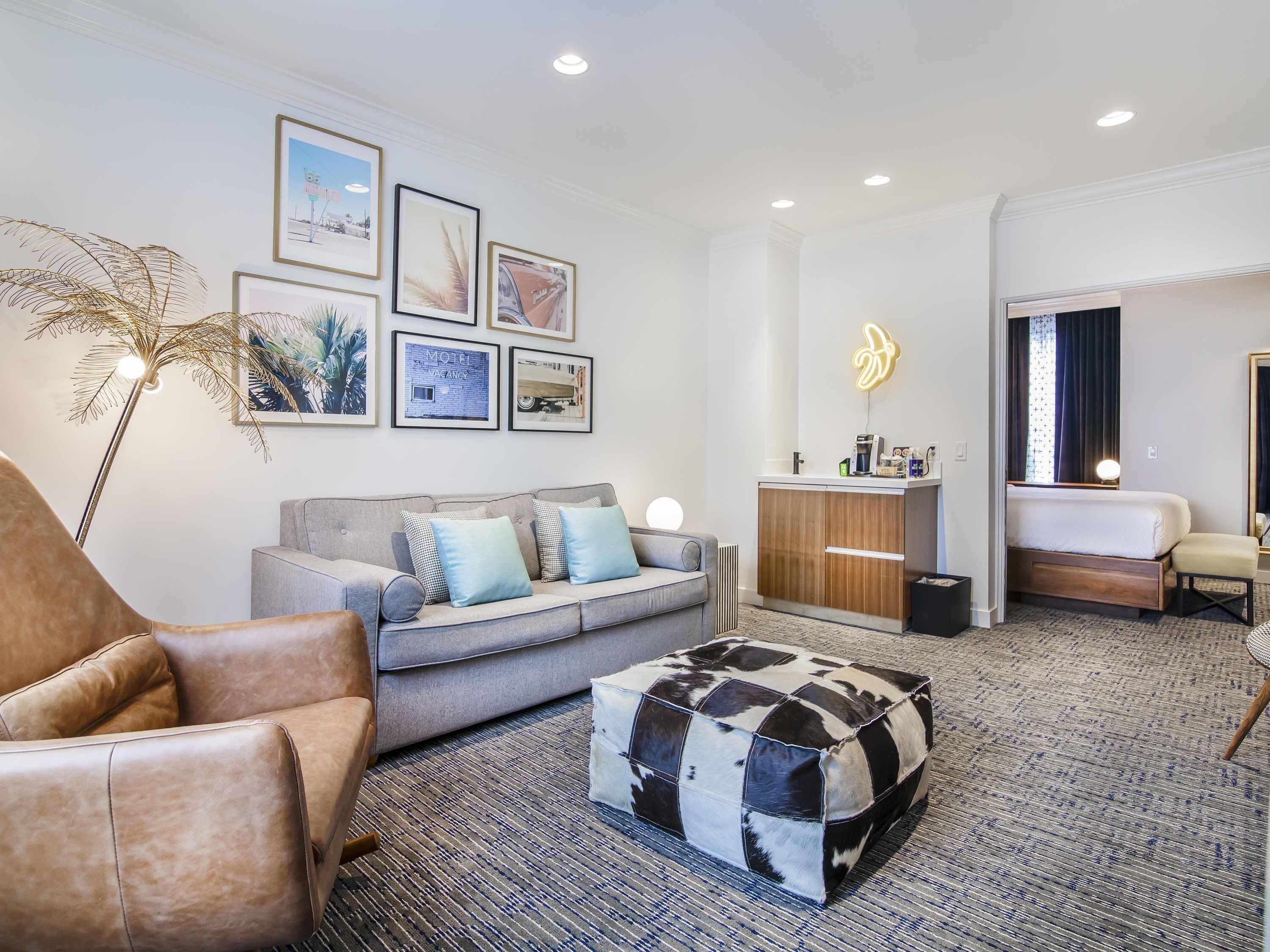 Suite, 1 Bedroom, City View | Premium bedding, pillowtop beds, in-room safe, individually decorated