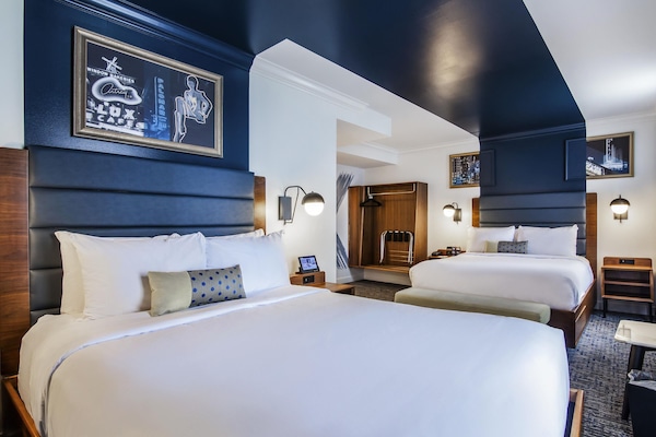 Superior Room, 2 Queen Beds, City View | Premium bedding, pillow-top beds, in-room safe, individually decorated