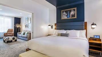 Suite, 1 Bedroom, City View | Premium bedding, pillowtop beds, in-room safe, individually decorated