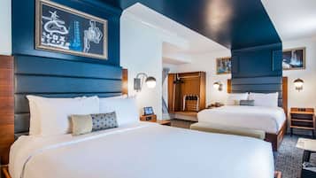 Superior Room, 2 Queen Beds, City View | Premium bedding, pillowtop beds, in-room safe, individually decorated