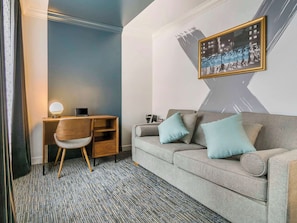 Premium bedding, pillow-top beds, in-room safe, individually decorated