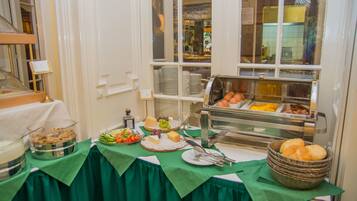 Daily buffet breakfast (EUR 16 per person)