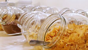 Daily buffet breakfast (EUR 13 per person)