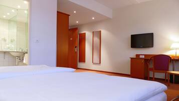 Schreibtisch, laptopgeeigneter Arbeitsplatz, VerdunkelungsvorhÀnge