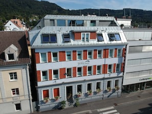 Façade de l’hébergement