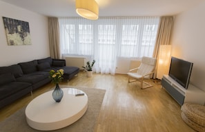 Maisonette, 2 Schlafzimmer | 1 Schlafzimmer, hochwertige Bettwaren, Minibar, Zimmersafe