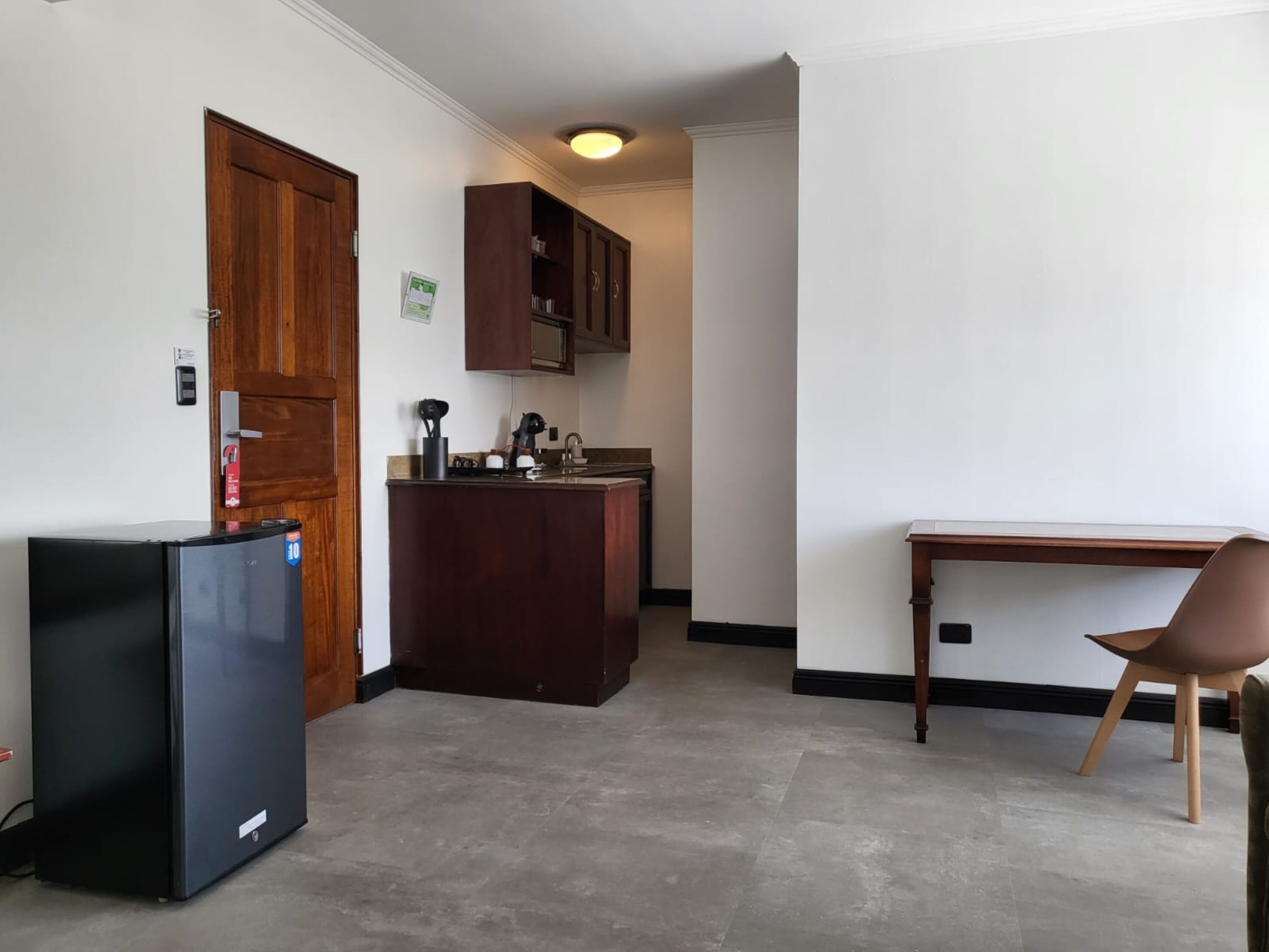 premium suite | private kitchenette | coffee/tea maker, eco-friendly cleaning products