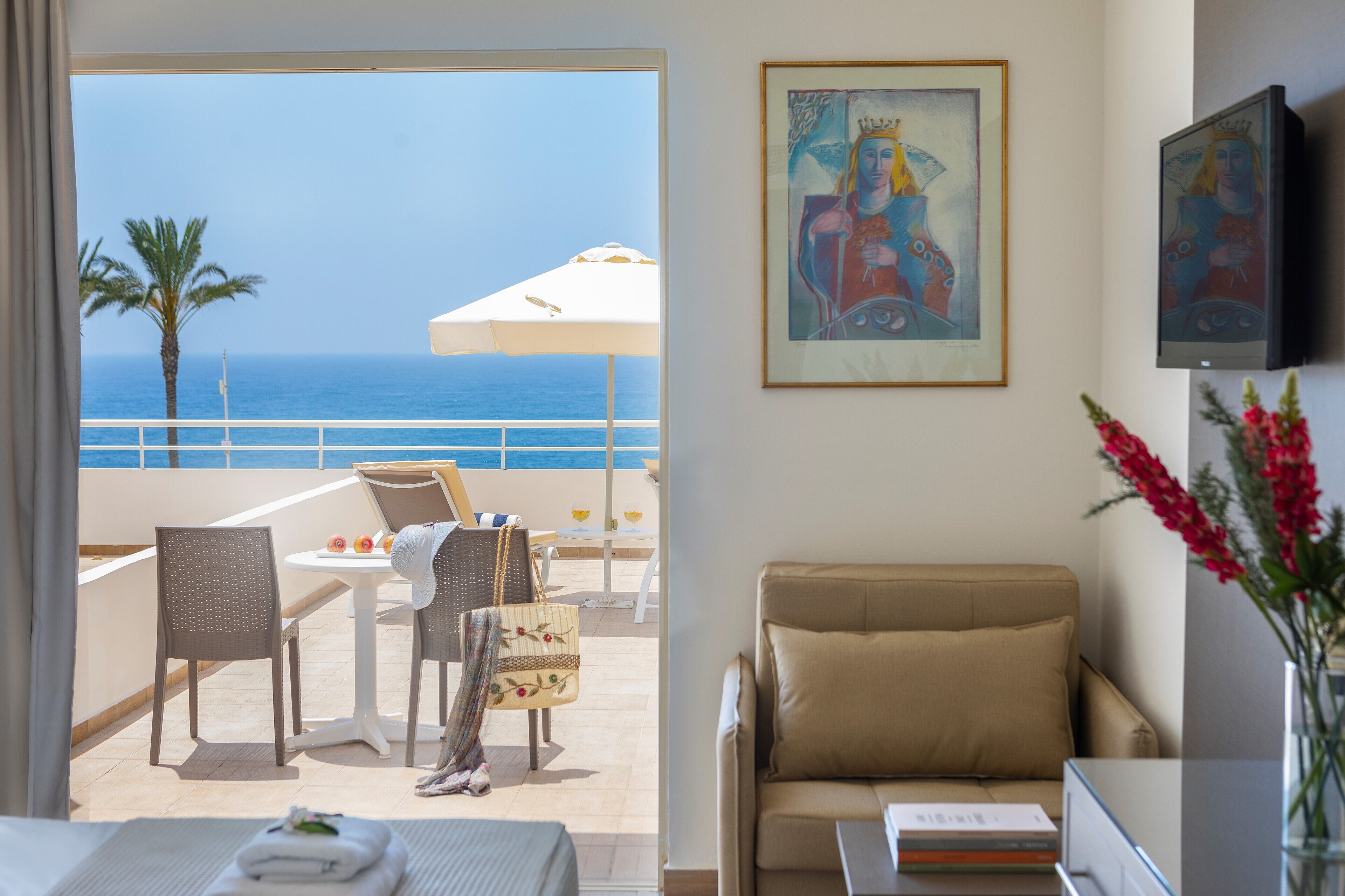 superior double or twin room, sea view | in-room safe, blackout curtains, wifi, bed sheets