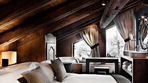 Chalet des Fermes | 고급 침구, 필로우탑 침대, 미니바, 객실 내 금고