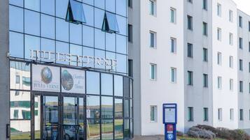 Façana frontal de l'allotjament