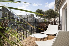 Chambre Double, terrasse | Balcon