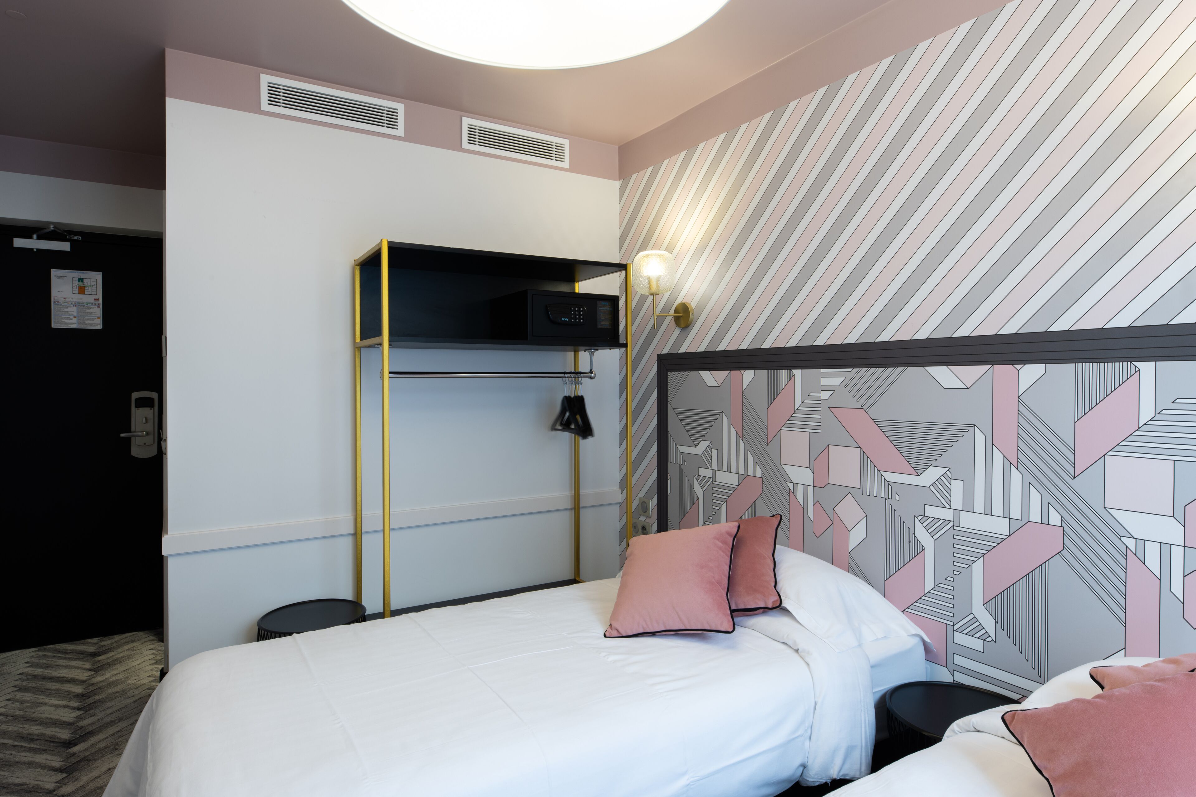 twin room | premium bedding, select comfort beds, in-room safe, desk