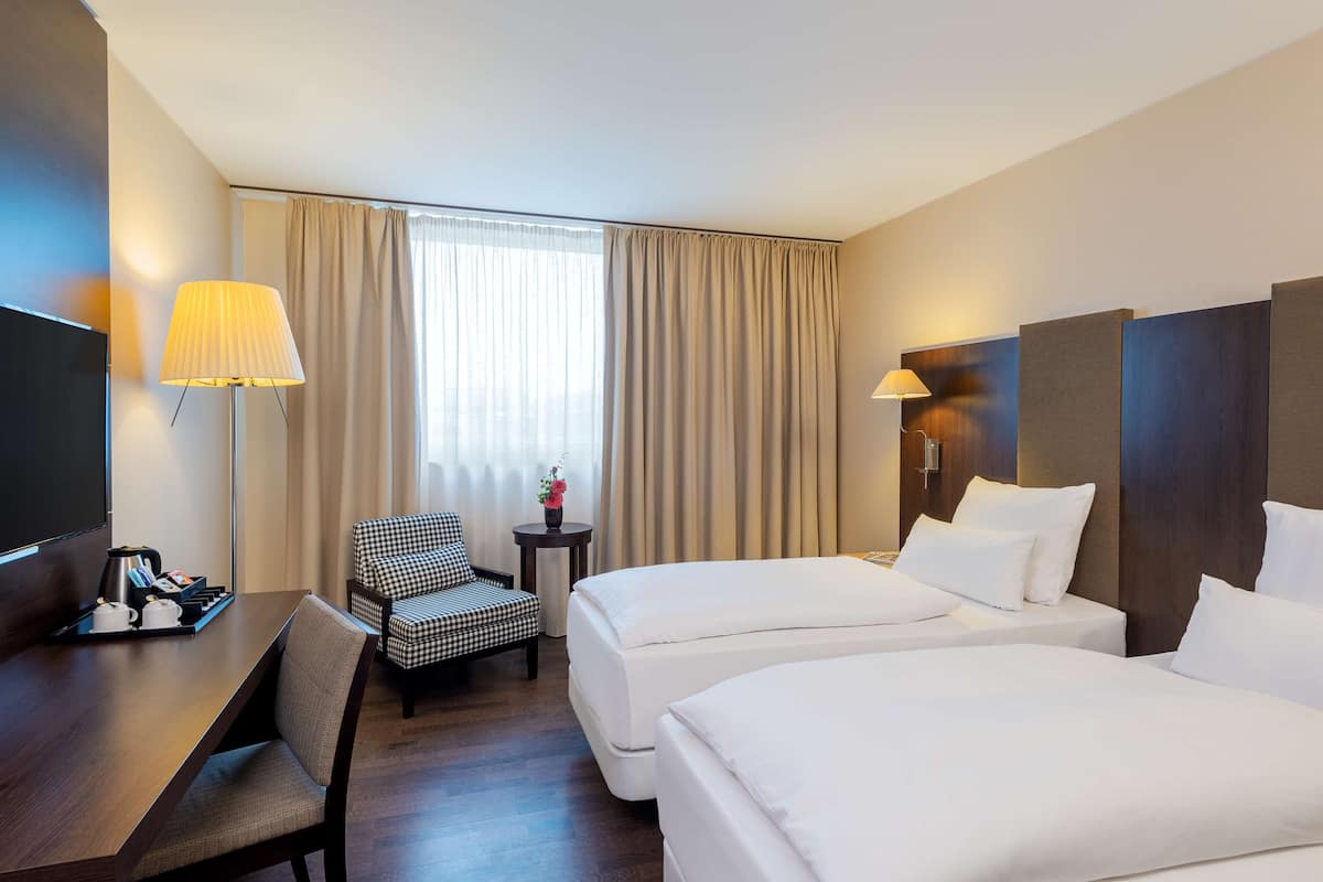 hypo-allergenic bedding, pillow-top beds, minibar, in-room safe