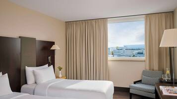 Superior-Zimmer | Allergikerbettwaren, Pillowtop-Betten, Minibar, Zimmersafe