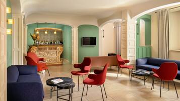 30-inch flat-screen TV with satellite channels, TV