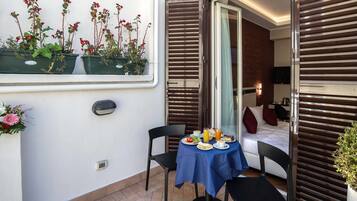 Superior kamer, 1 twee- of 2 eenpersoonsbedden, terras | Terras