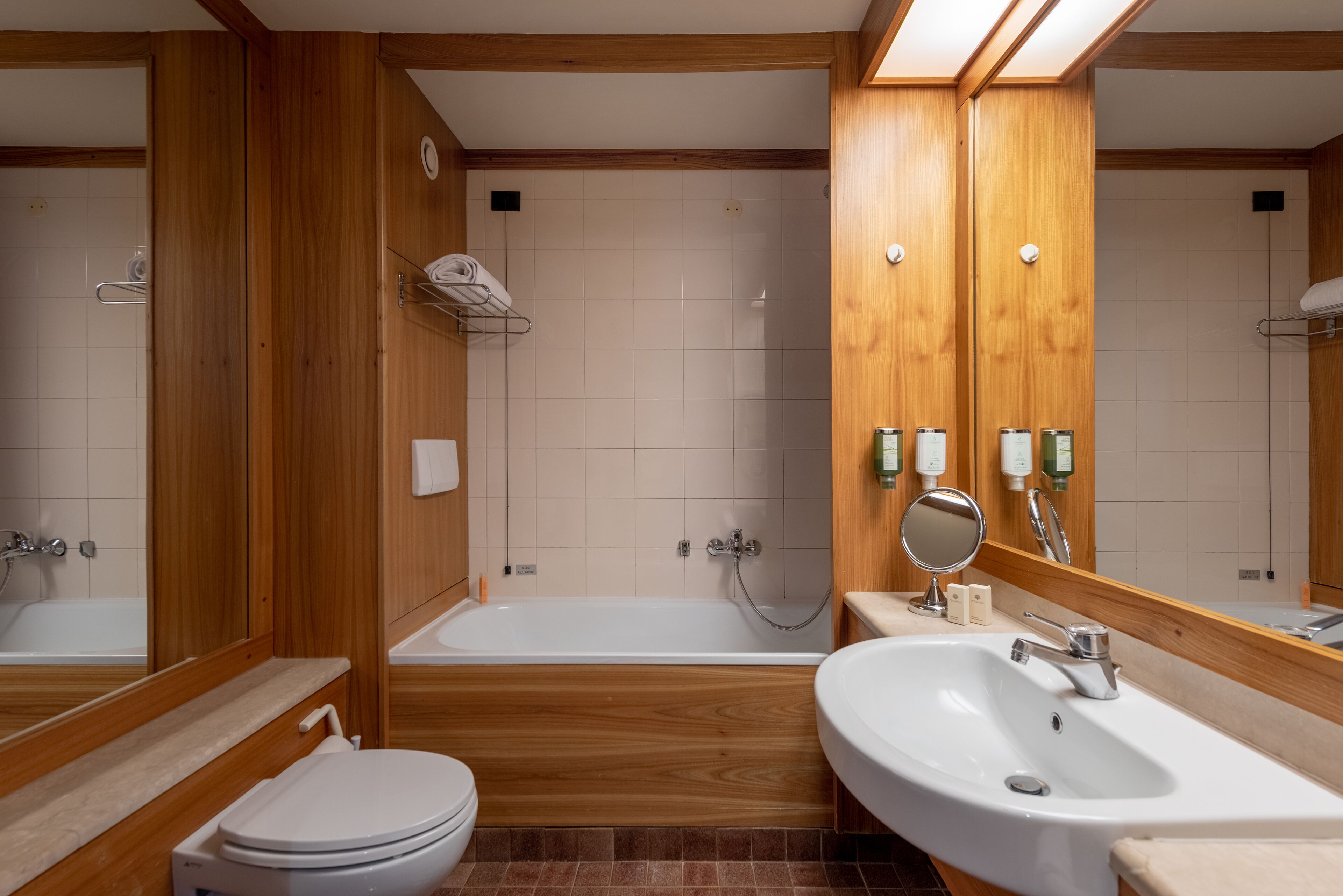 combined shower/bathtub, hair dryer, bidet, towels