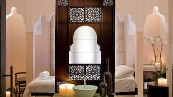 Espace de soins pour les couples, sauna, hammam, soins corporels
