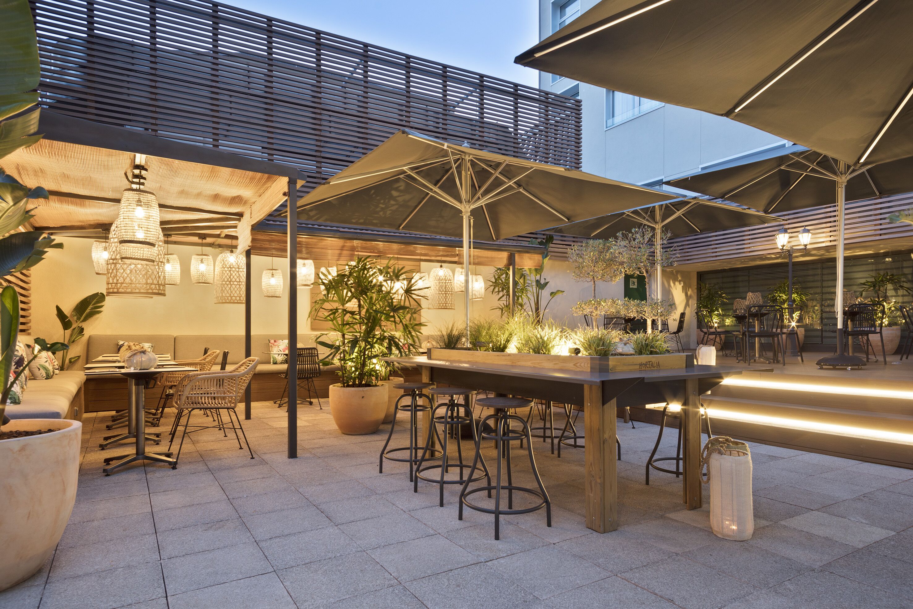 Restaurante al aire libre