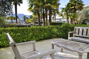 Junior Suite, 1 Queen Bed with Sofa bed, Terrace | Terrace/patio