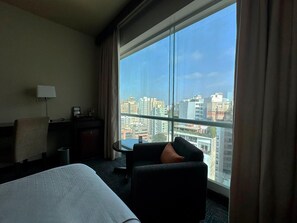 1 quarto, roupas de cama premium, frigobar, cofres nos quartos