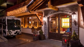 Front of property - evening/night