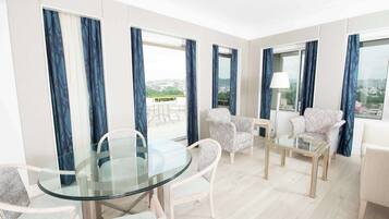 42-inch Smart TV with cable channels, TV, iPod dock