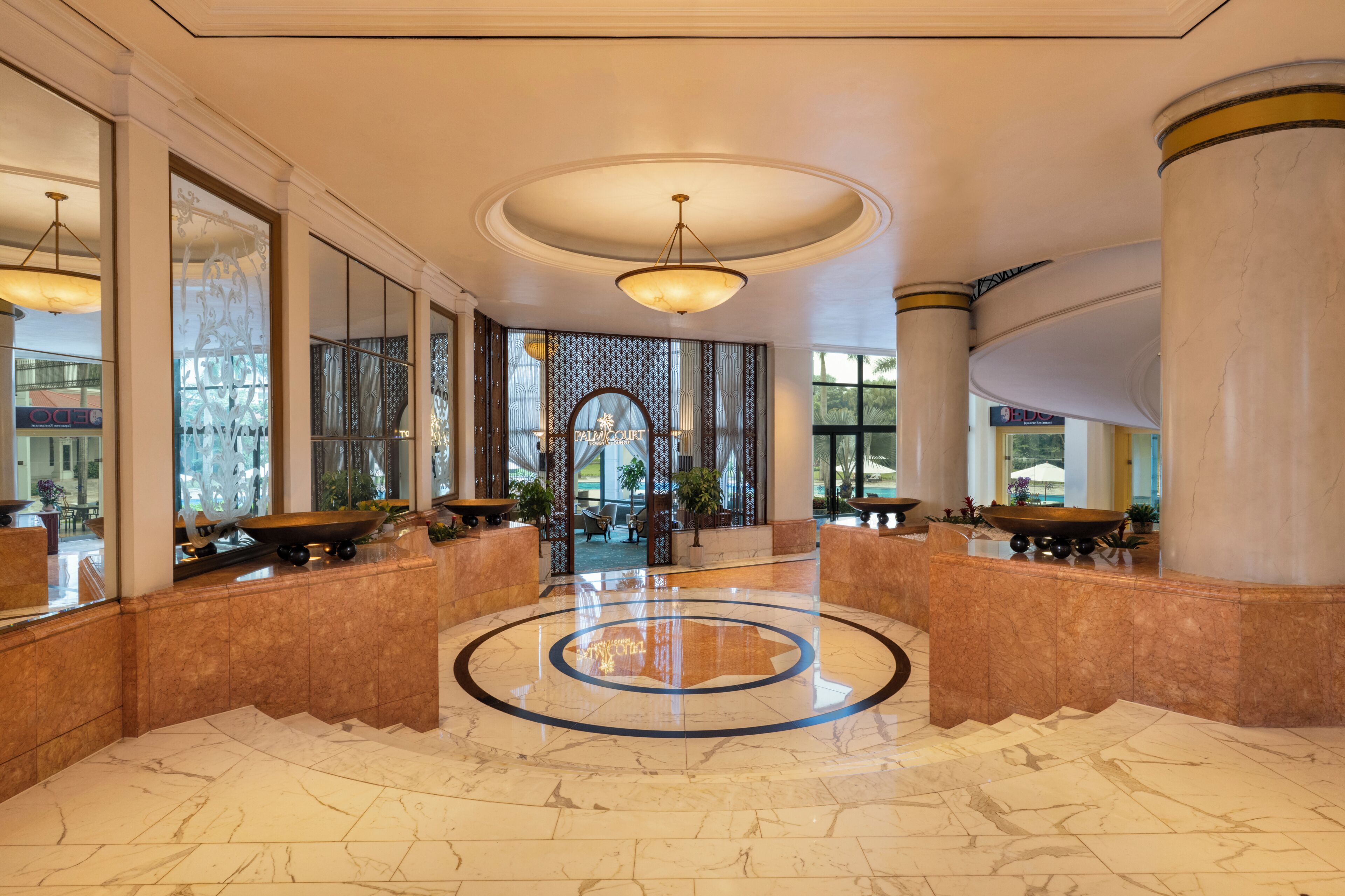 Interior entrance