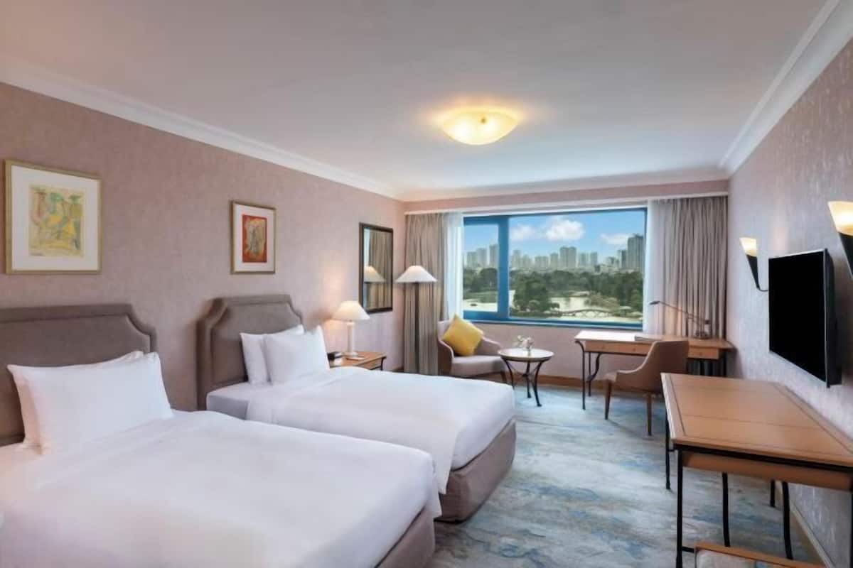 Premium bedding, down comforters, memory foam beds, minibar