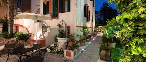 Majoituspaikan julkisivu