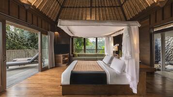 Villa (Valley) | Premium bedding, minibar, in-room safe, laptop workspace