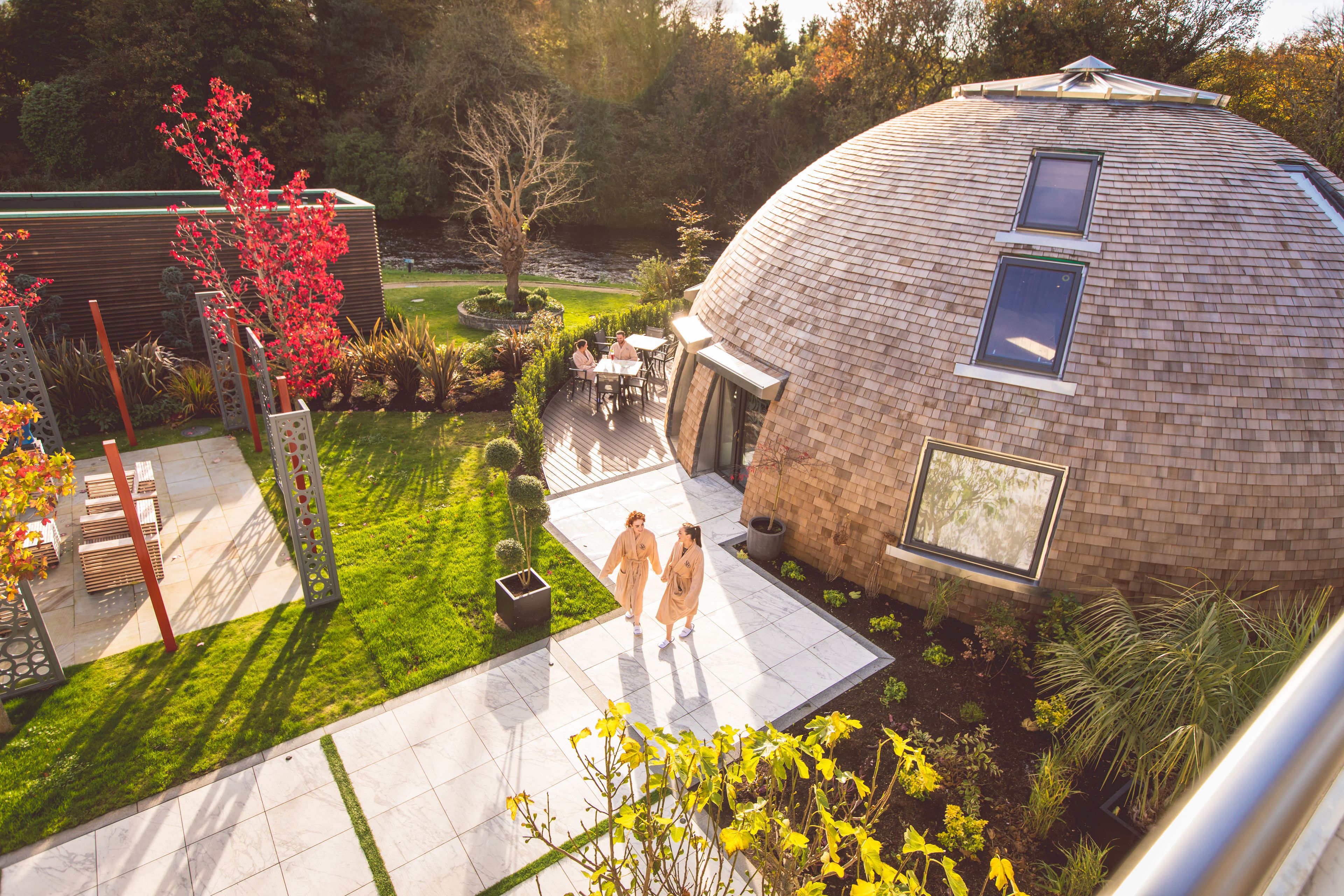 Sauna, hot tub, steam room, body treatments, aromatherapy