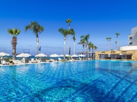 Indoor pool, 3 outdoor pools, open 10:00 AM to 6:30 PM, pool umbrellas