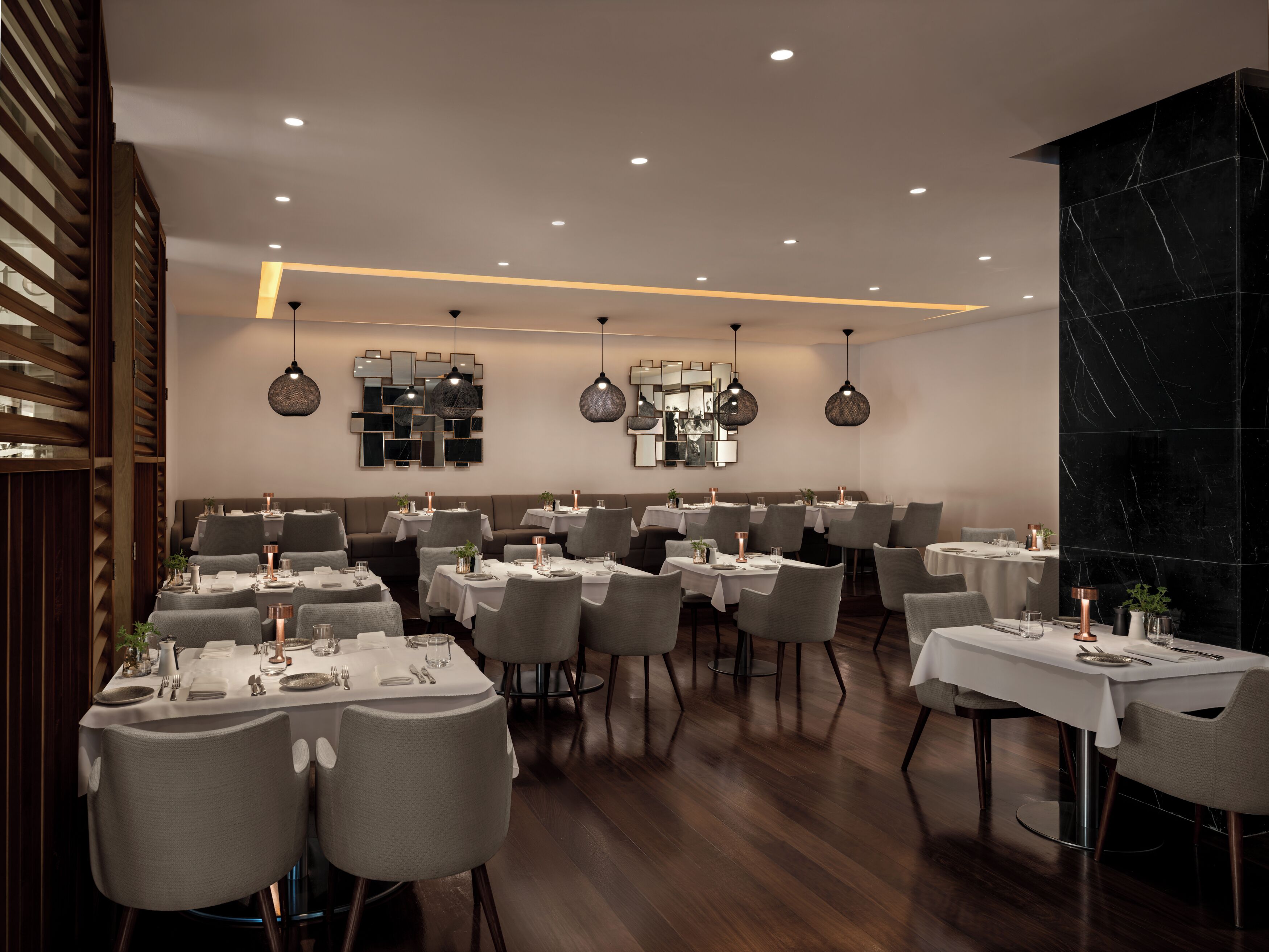 5 restauranter: frokost, lunsj og middag serveres