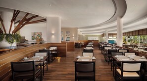 5 restauranter, frokost, lunsj og middag serveres, italienske retter
