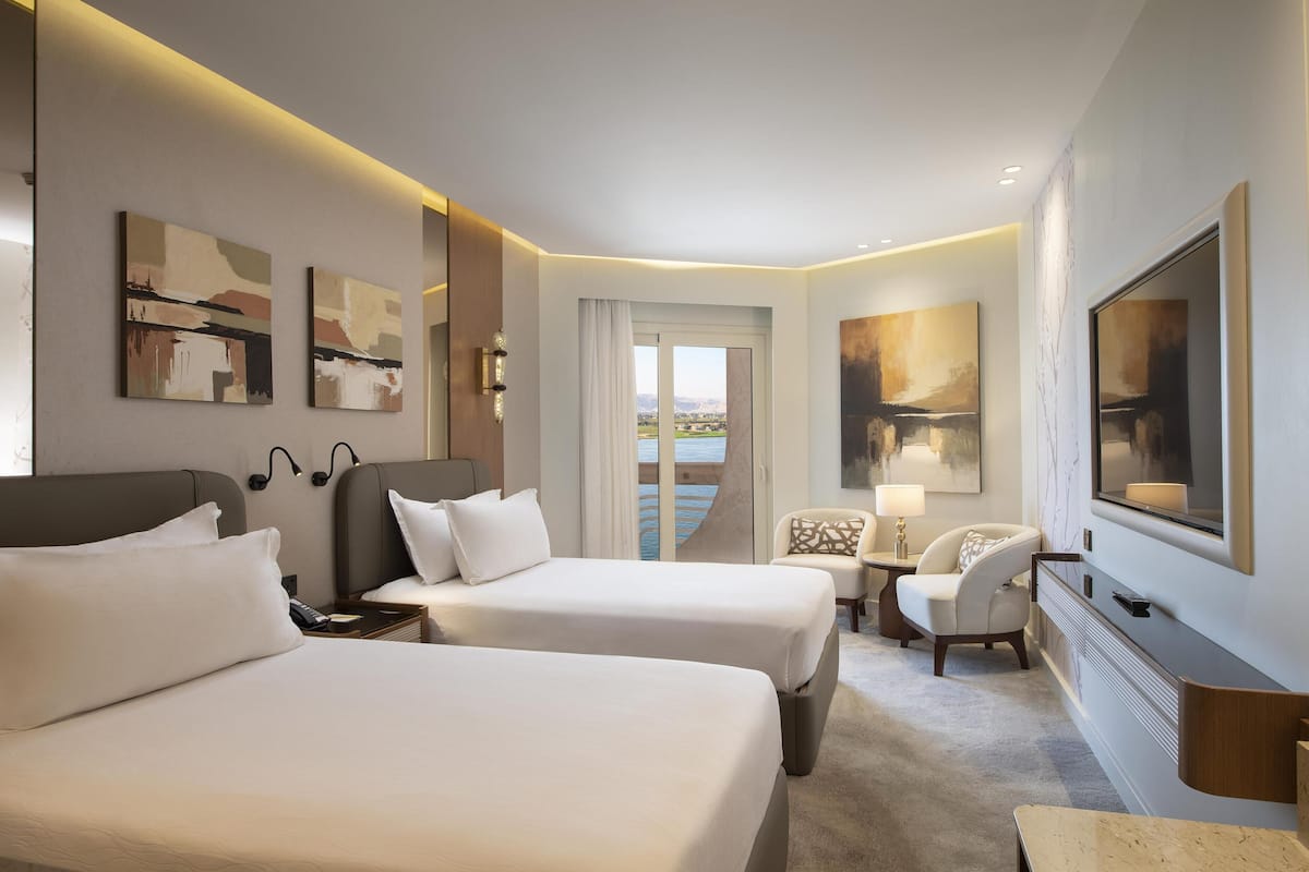 Royal Elite Side Nile View Double or Twin Room | Frigobar, cofres nos quartos, quartos à prova de som, Wi-Fi