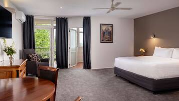 Minibar, blackout drapes, iron/ironing board, free WiFi