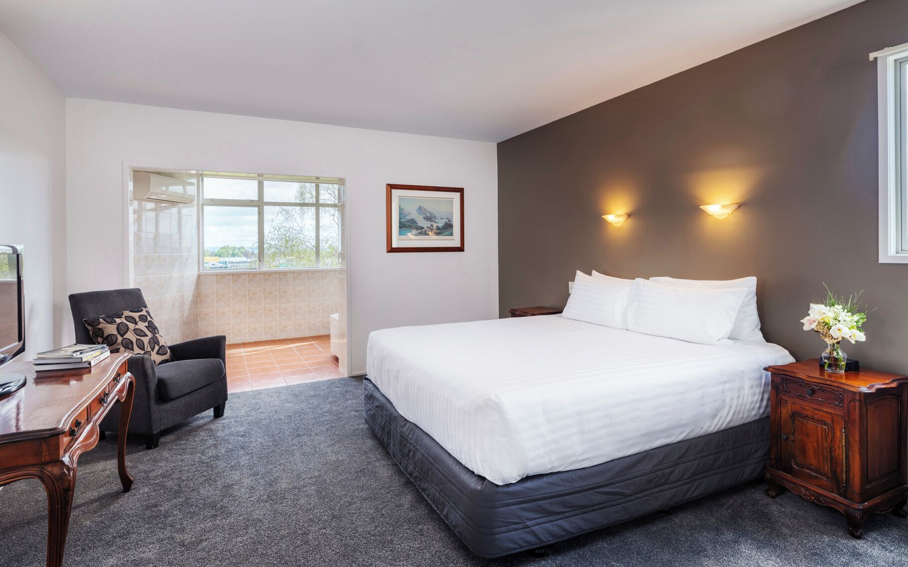 Minibar, blackout drapes, iron/ironing board, free WiFi