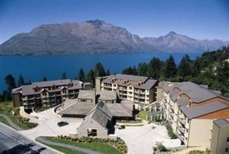 Aerial view. Rendezvous Heritage Hotel Queenstown