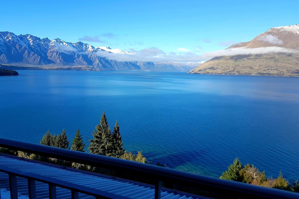 premier 2 bedroom apartment with lake view | aerial view