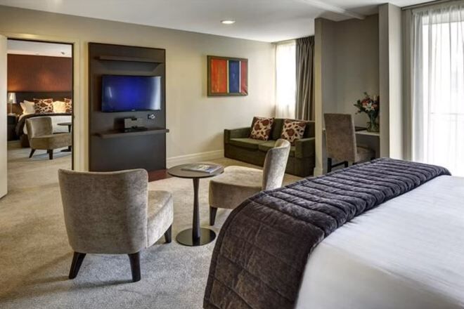 In-room safe, desk, blackout drapes, iron/ironing board