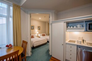 Desk, laptop workspace, iron/ironing board, free WiFi