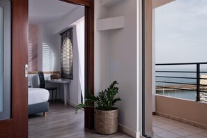 Junior Suite, Sea View | Minibar, in-room safe, laptop workspace, soundproofing - Lato Boutique Hotel (Heraklion)